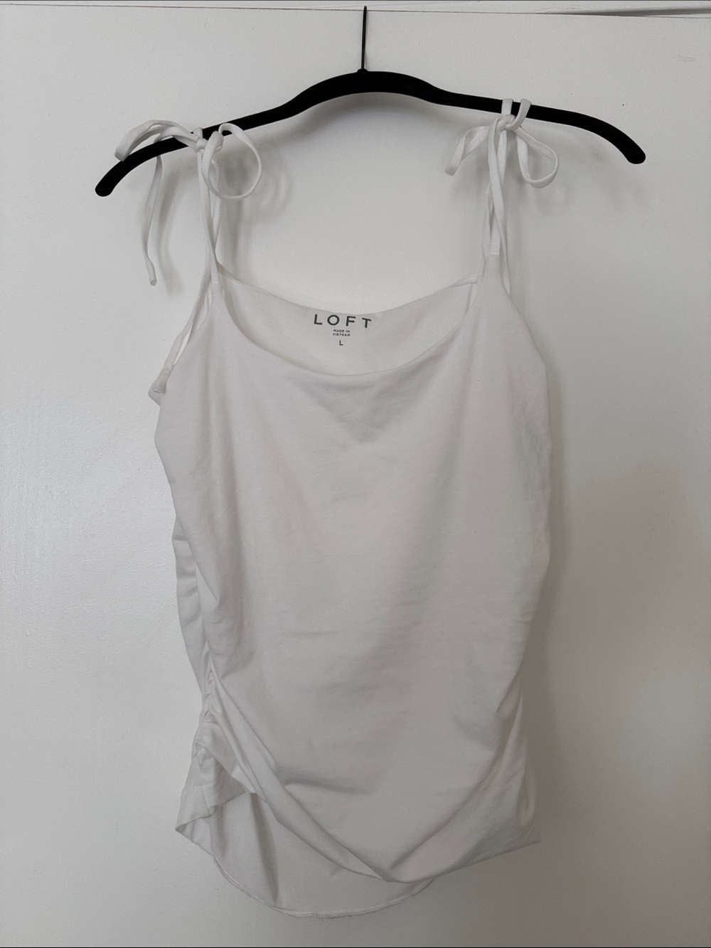 LOFT White Tie-Strap Camisole